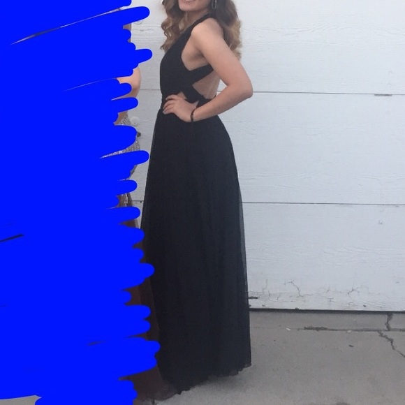 Windsor black tulle prom dress - Picture 2 of 2